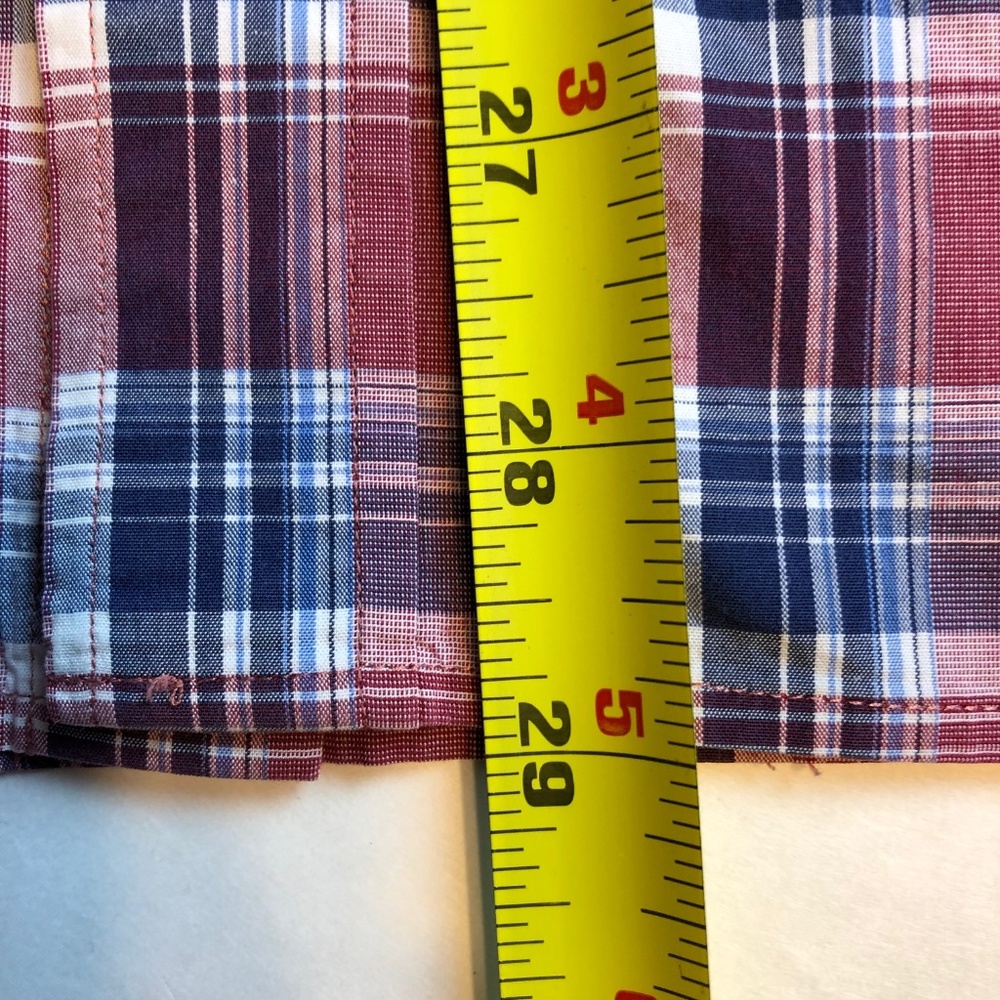 Banana Republic Pearl Snap Plaid Western Shirt - Picture 7 of 8
